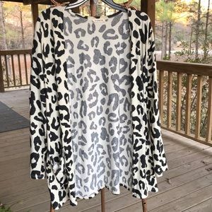 Leopard Print Cardigan